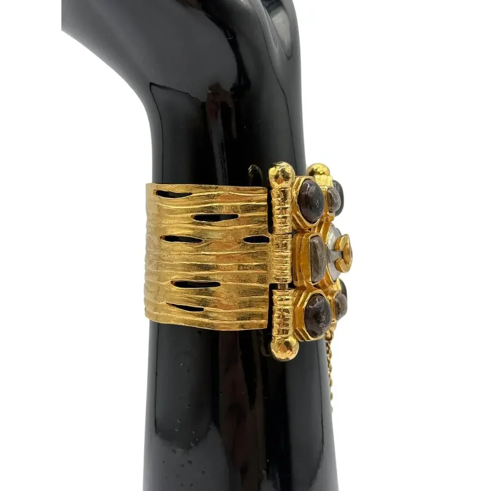Chanel Fall 1997 CC Gripoix Cuff